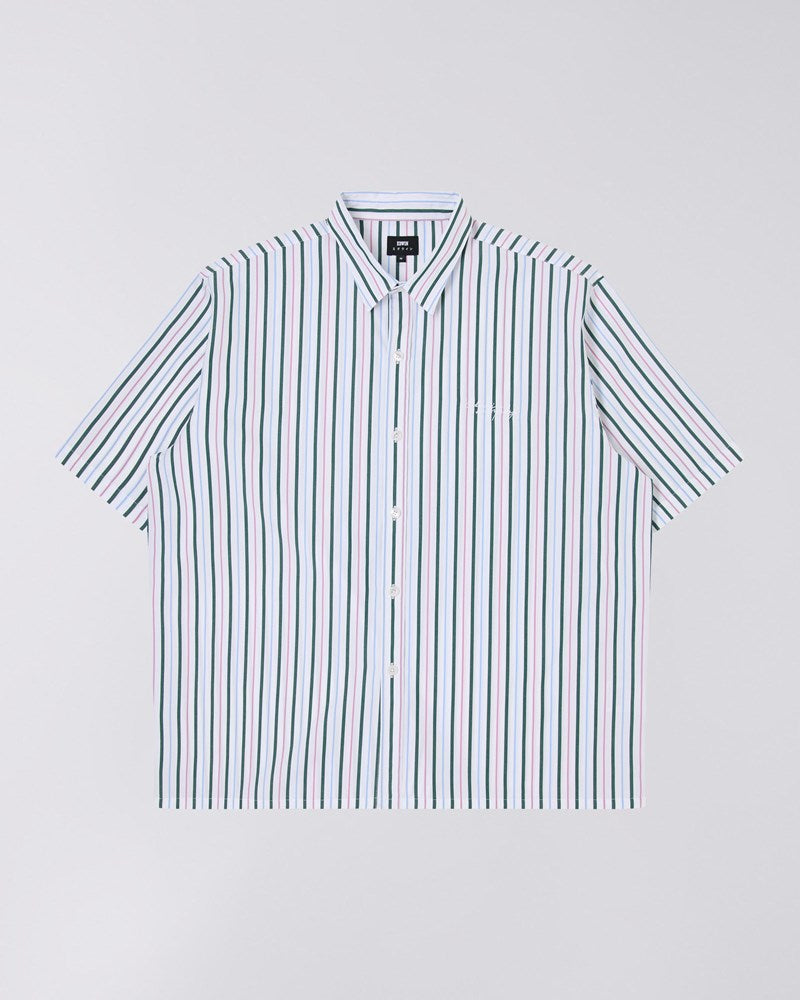 Billede af Toledo Shirt Ss - White / Pink / Green