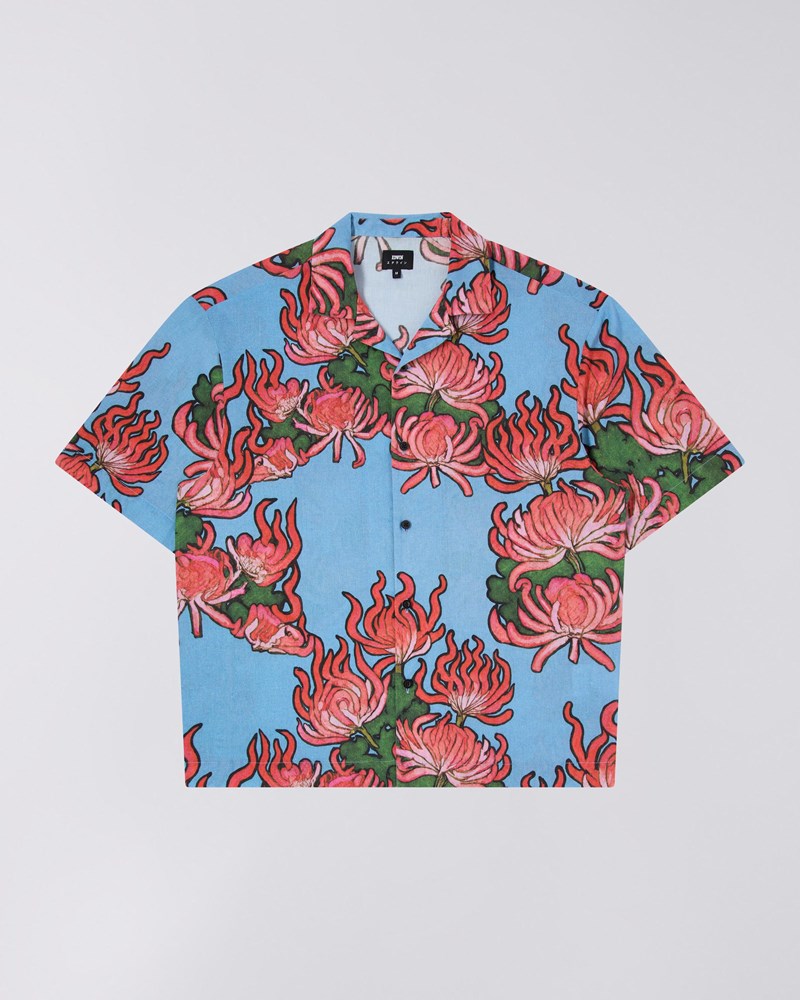 Billede af Kiku Shirt Ss - Blue / Red