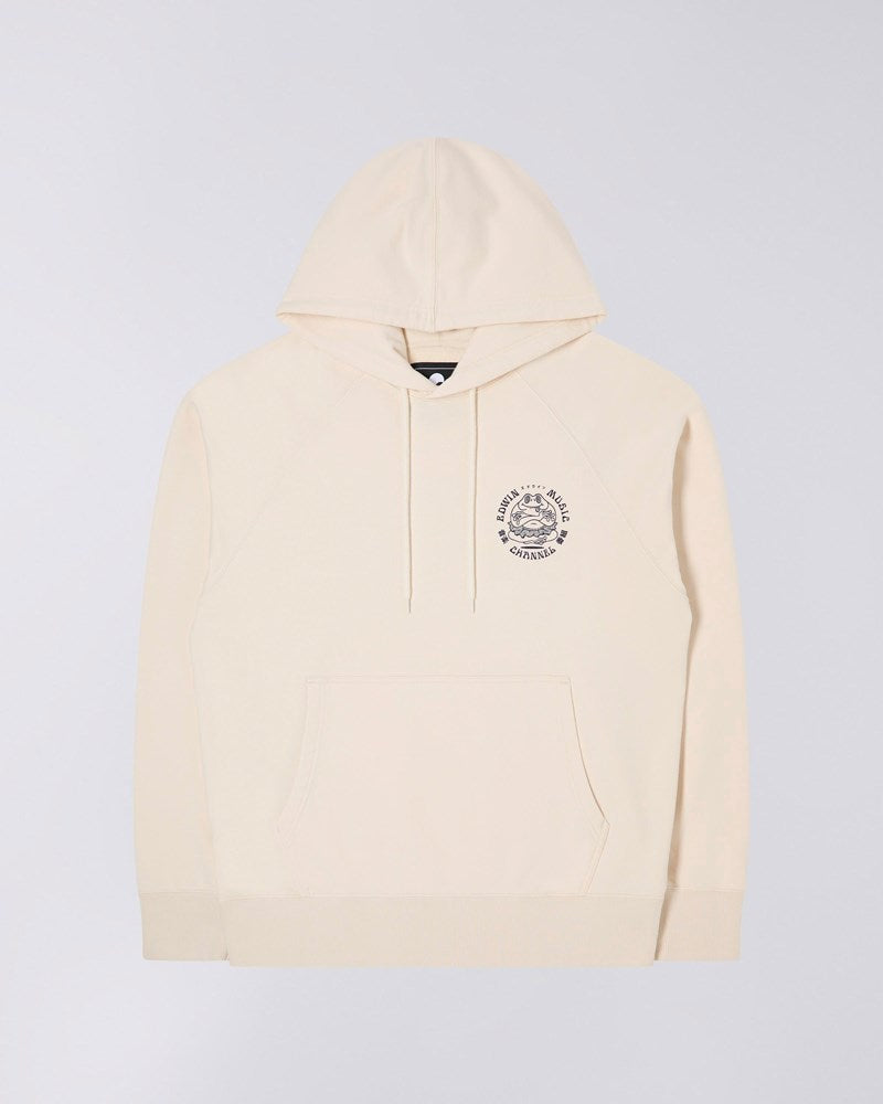 Se Edwin Music Channel Hoodie Sweat - Whisper White hos PACKYARD