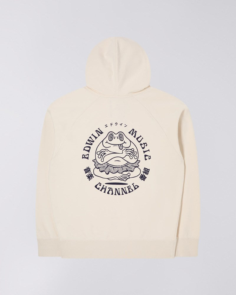 EDWIN Angels Hoodie Sweat - White Pepper