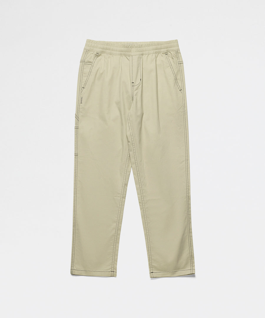 Se Carpenter Pant - Cream Contrast Stitch hos PACKYARD