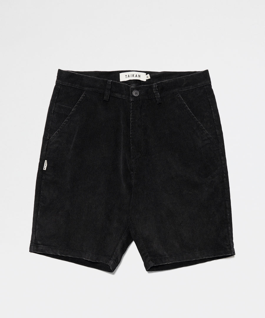 Se Corduroy Shorts - Black hos PACKYARD