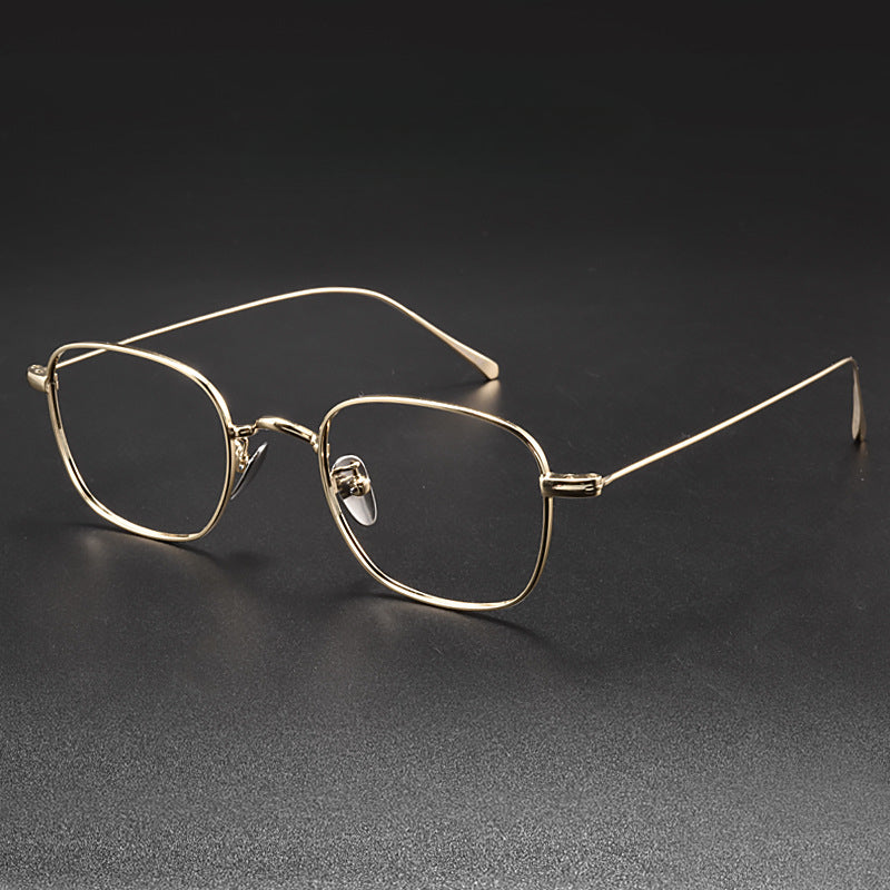 Retro Titanium Square Glasses Frame GWS199