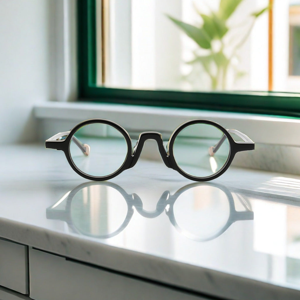  Acetate Round Glasses Frames YM PES21