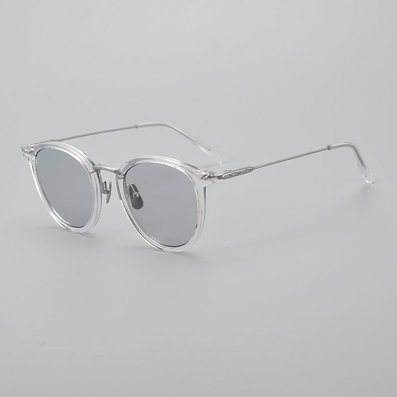  Titanium Round Glasses Frame 9396