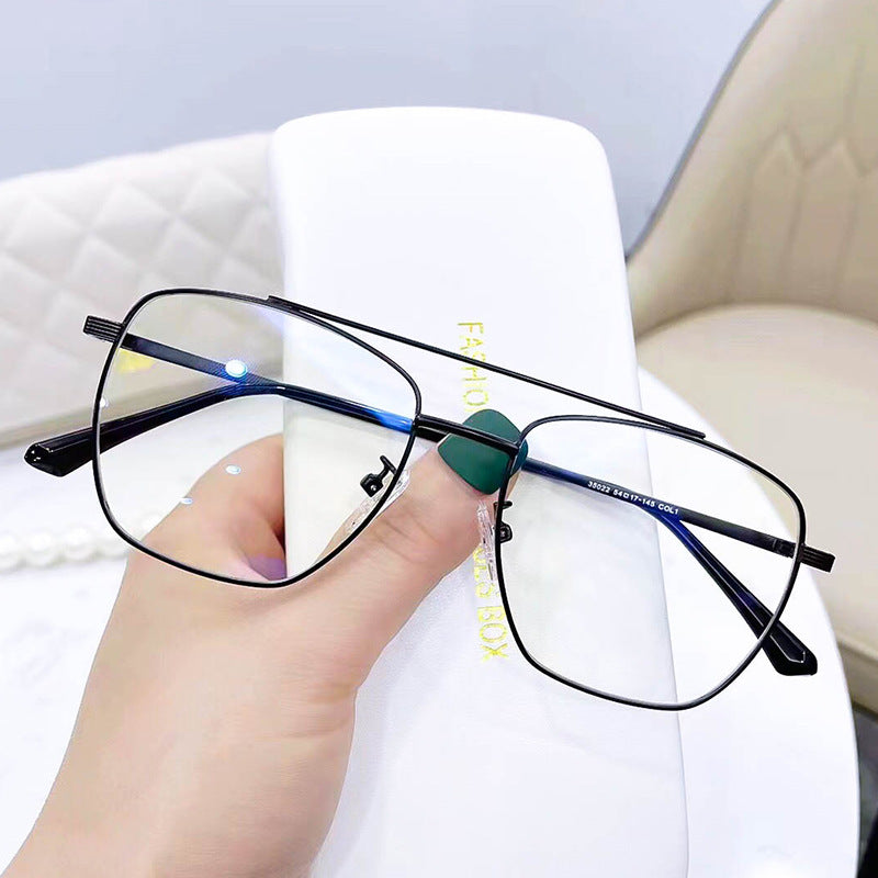  Oversize Aviator Metal Women Glasses
