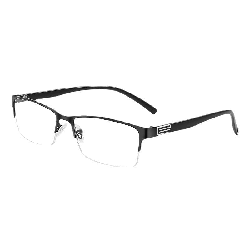  MEN'S BUSINESS HALF-RIM MULTIFOCAL GLASSES