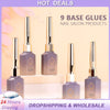 Top Coat And Base Coat for Gel Nail Polish ( UV Light Needed)