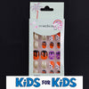 Mini Press On Nails For Kids 24 Pcs KPN1-04