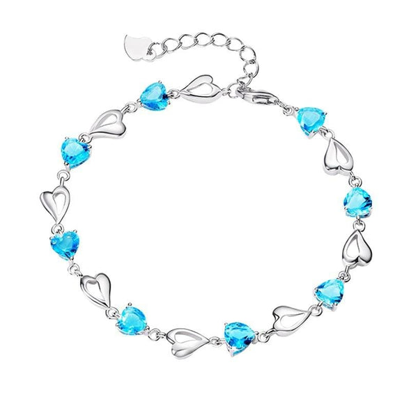 Bracelet Blue S5442 -2020 new luxury 925 sterling silver bracelet bangle FHB005
