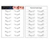 Lower Eyelash Tattoo StickerHJM-003