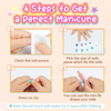 Mini Press On Nails For Kids 24 Pcs KPN1-04