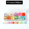 12 colors/Set Press On Nails 24pcs/color HZ04