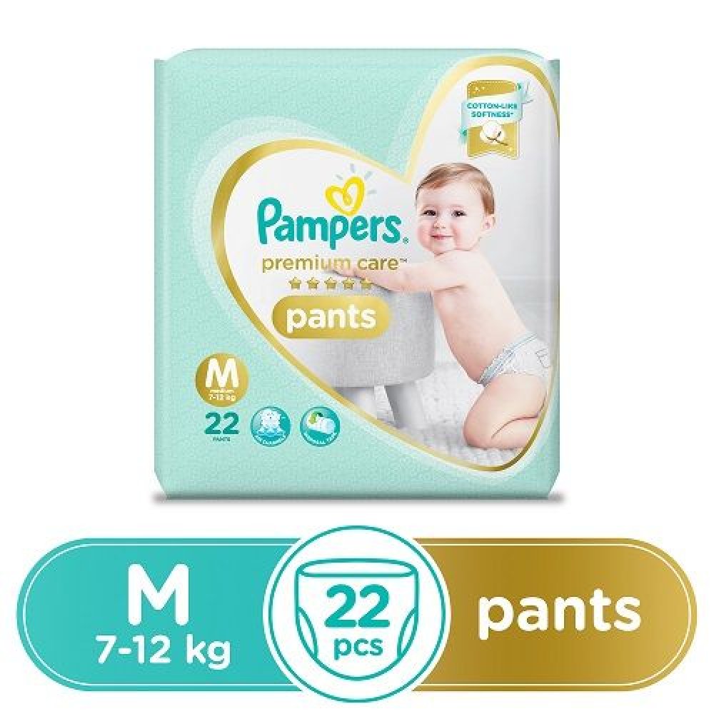 pampers pants medium size