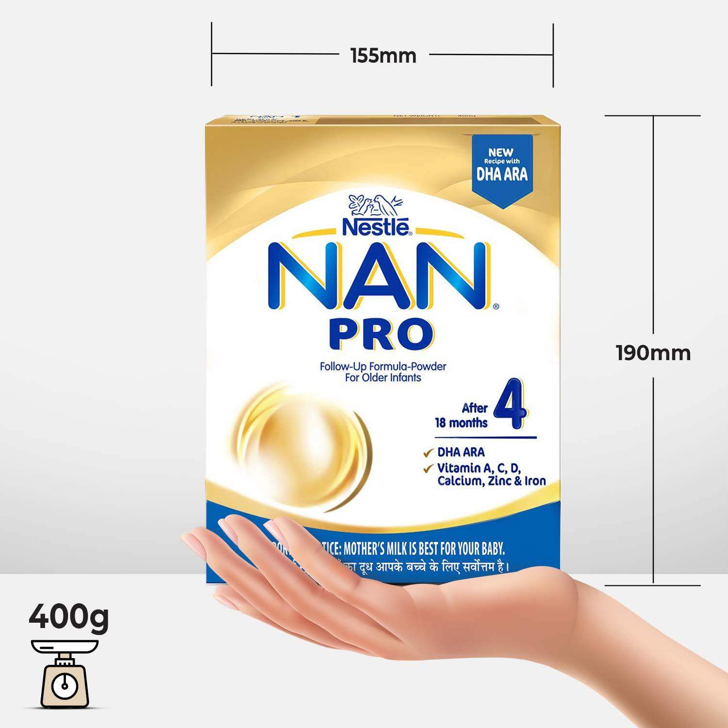 nan pro for 4 years old