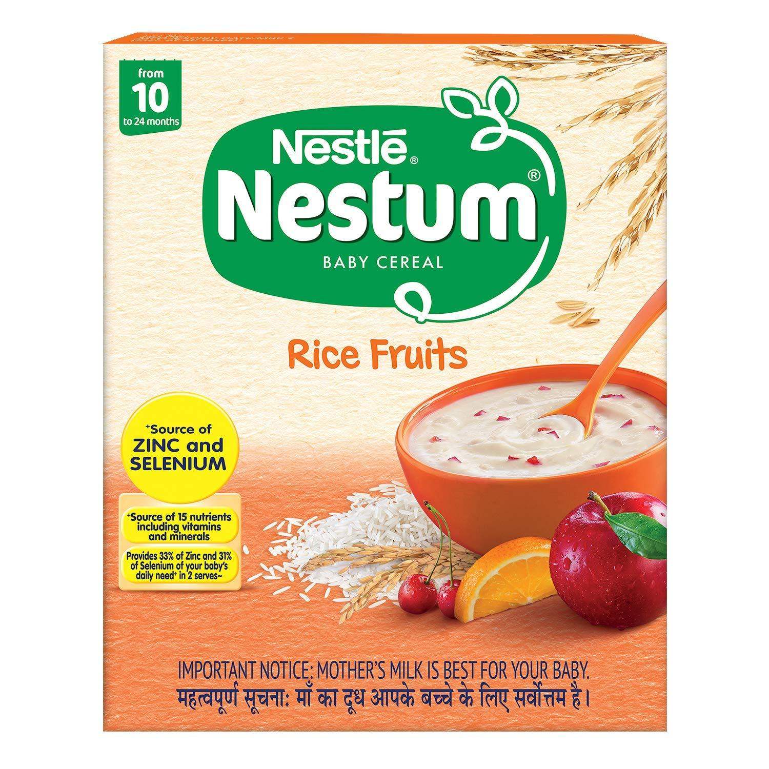 nestle nestum rice fruits