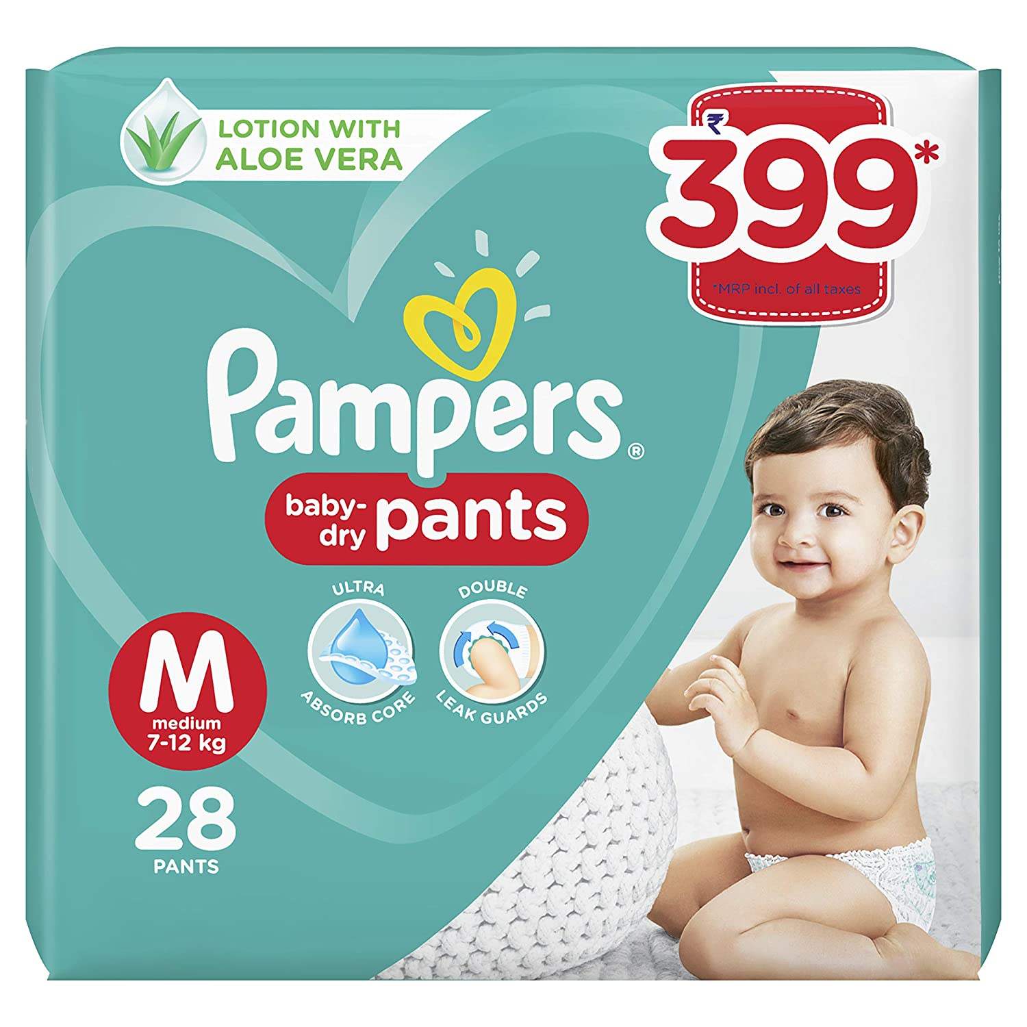 pampers pants medium size