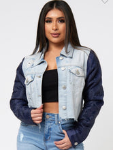 Load image into Gallery viewer, Icy Blue Denim Jacket