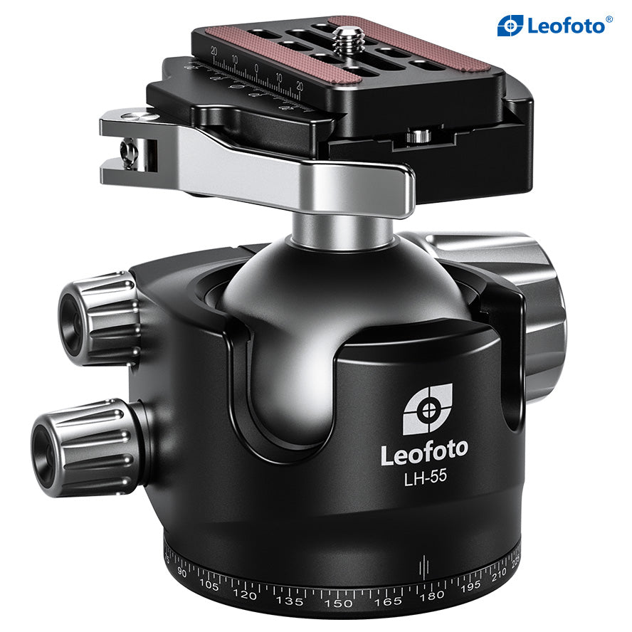 Leofoto LH-40LR Ball Head with LR-50 Lever Release Clamp | Arca Compat