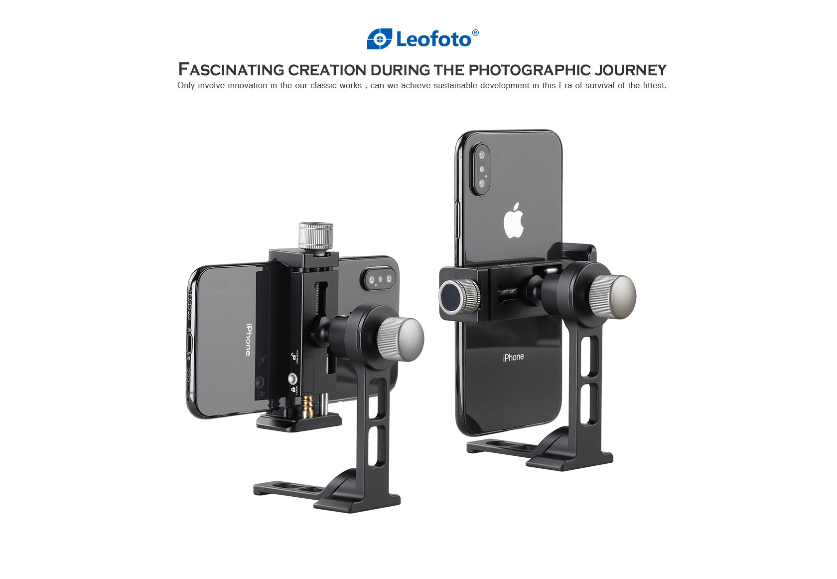 Leofoto PS-3 Multi-functional Foldable Cellphone Stand with Arca-Compa
