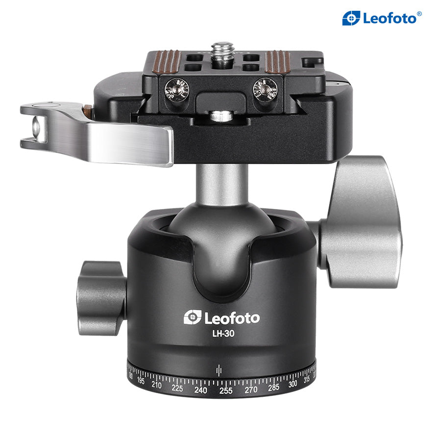 Leofoto LH-40LR Ball Head with LR-50 Lever Release Clamp | Arca Compat