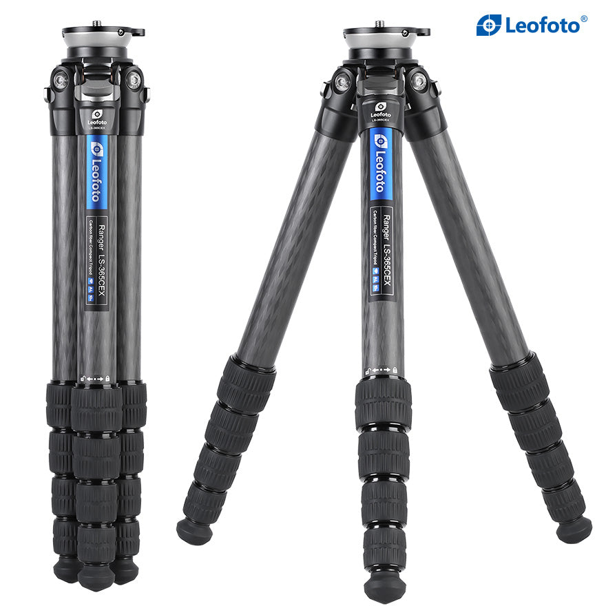 Leofoto LS-223CEX Table/Ground Mini Tripod with Integrated Leveling Ba