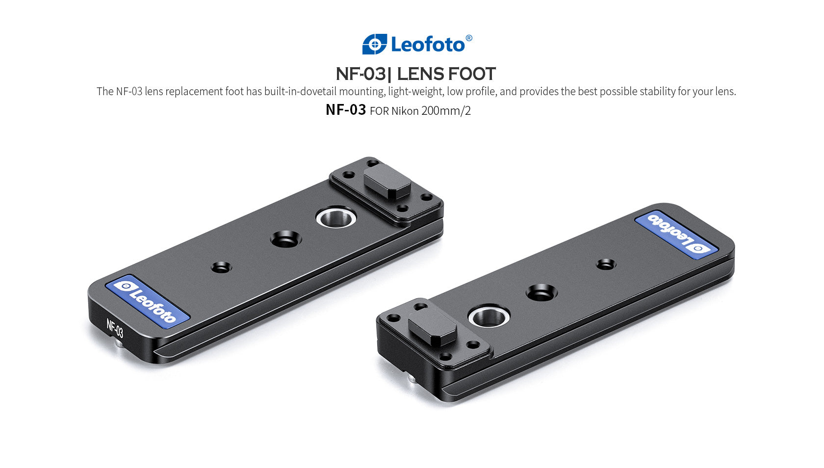 Leofoto NF-04 Replacement Foot for NIKON AFS 180~400, 400, 500, 600, 8