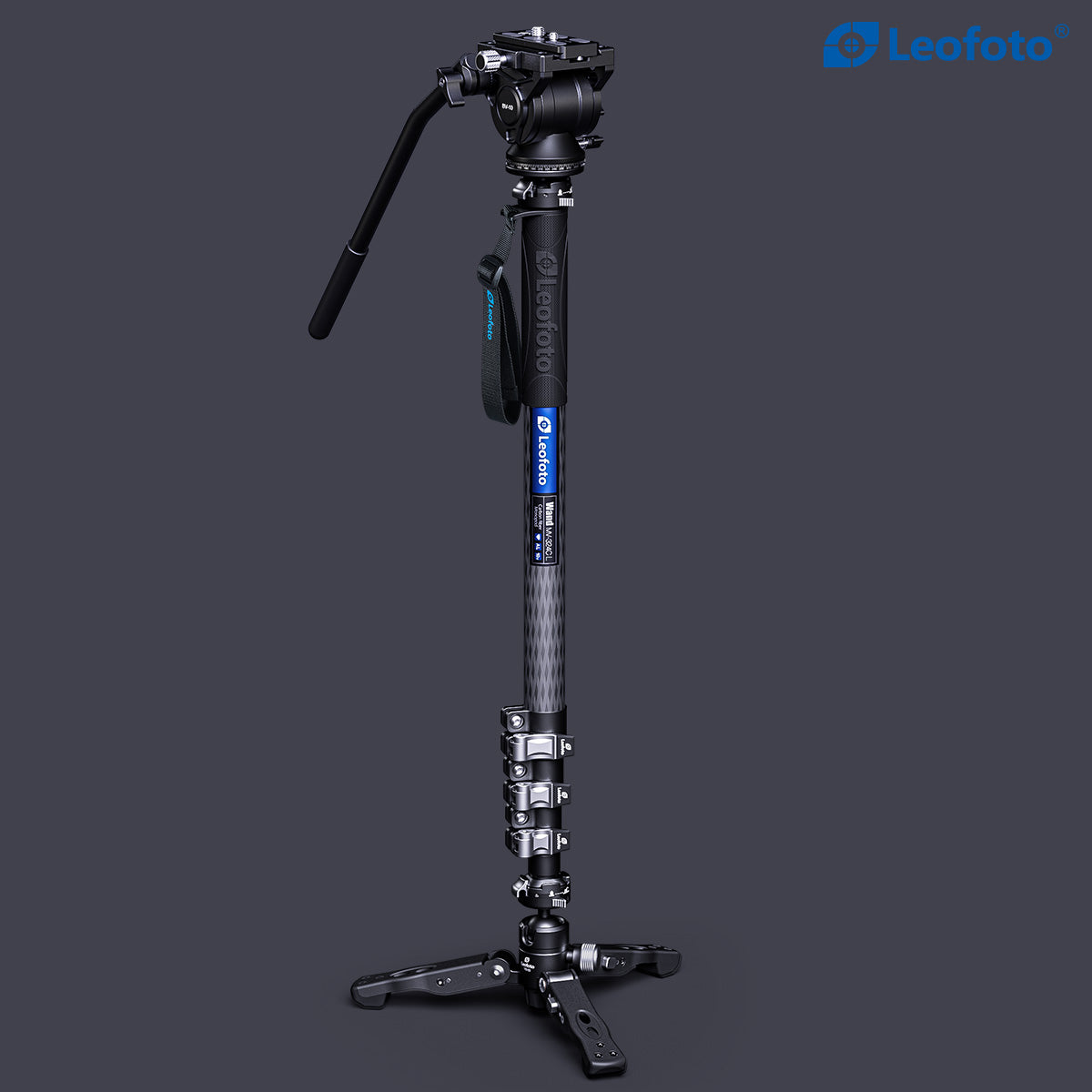 Leofoto VH-10S 2-Way Monopod Head | Arca Compatible