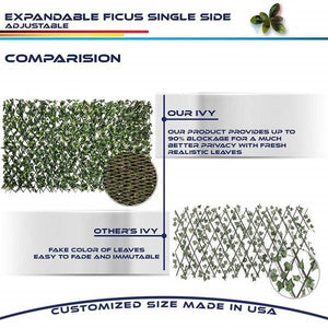 Holiday promotion 50% OFF Expandable Faux Privacy Fence