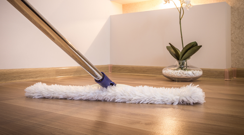 Grimey Floors? 5 Tips for Deep Cleaning a Hardwood Floor - Dusting Wood Floor