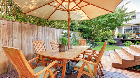 What Is the Best Wood for Outdoor Furniture? Top 4 Types of Wood Furniture to Get for Your Deck or Patio - Outdoor Wood Table With Chairs