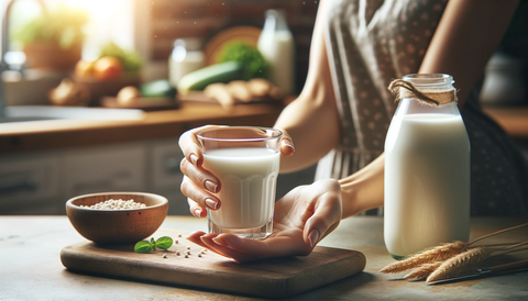 probiotic drinks in NZ with Symbiotics in a glass cup