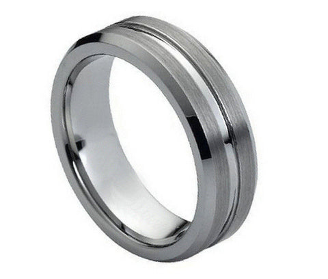 Brushed Tungsten Wedding Bands | Tungsten Nation | Tungsten Nation