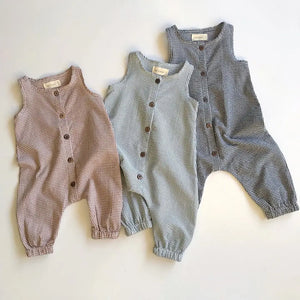 Sleeveless Cool Cotton Baby Boys Jumpsuits - Gen U Us Products