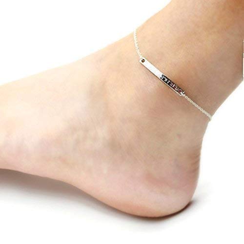 Customized Coordinates Anklet