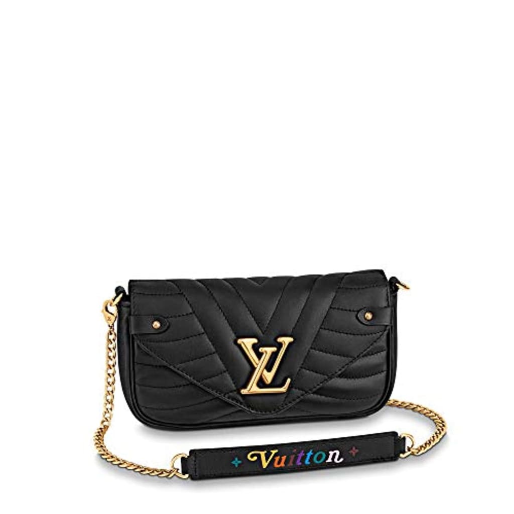 Louis Vuitton LV New Wave Chain Bag, Black, One Size