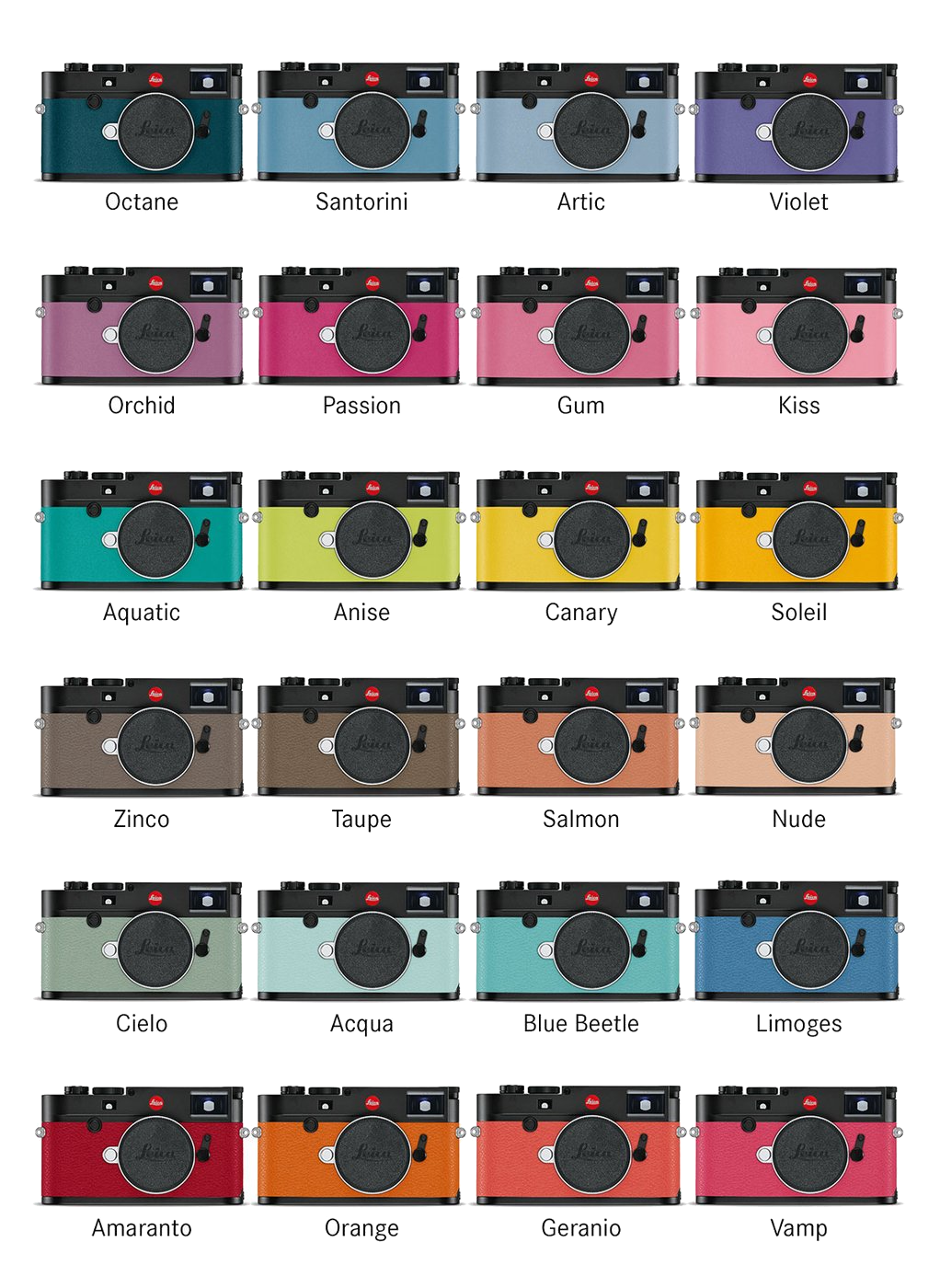 Leatherette Customisation - Colour Choices