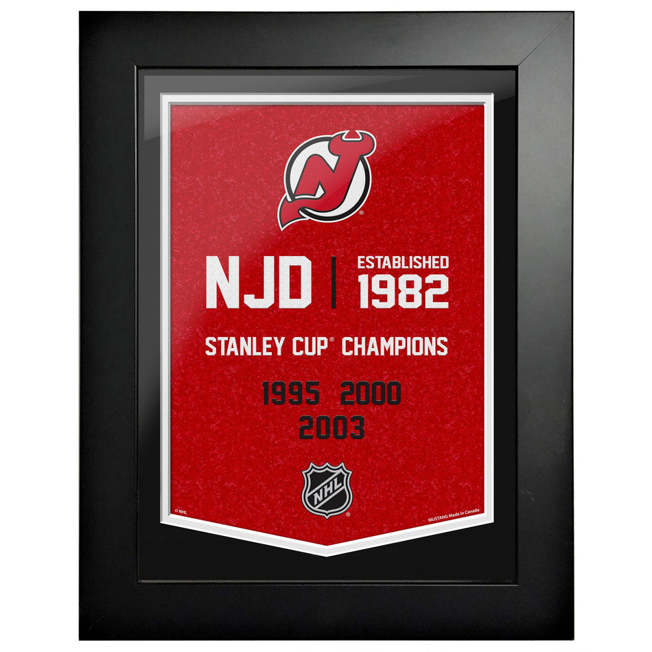 New Jersey Devils Stanley Cup & Retired #'s Vinyl Decal Arena