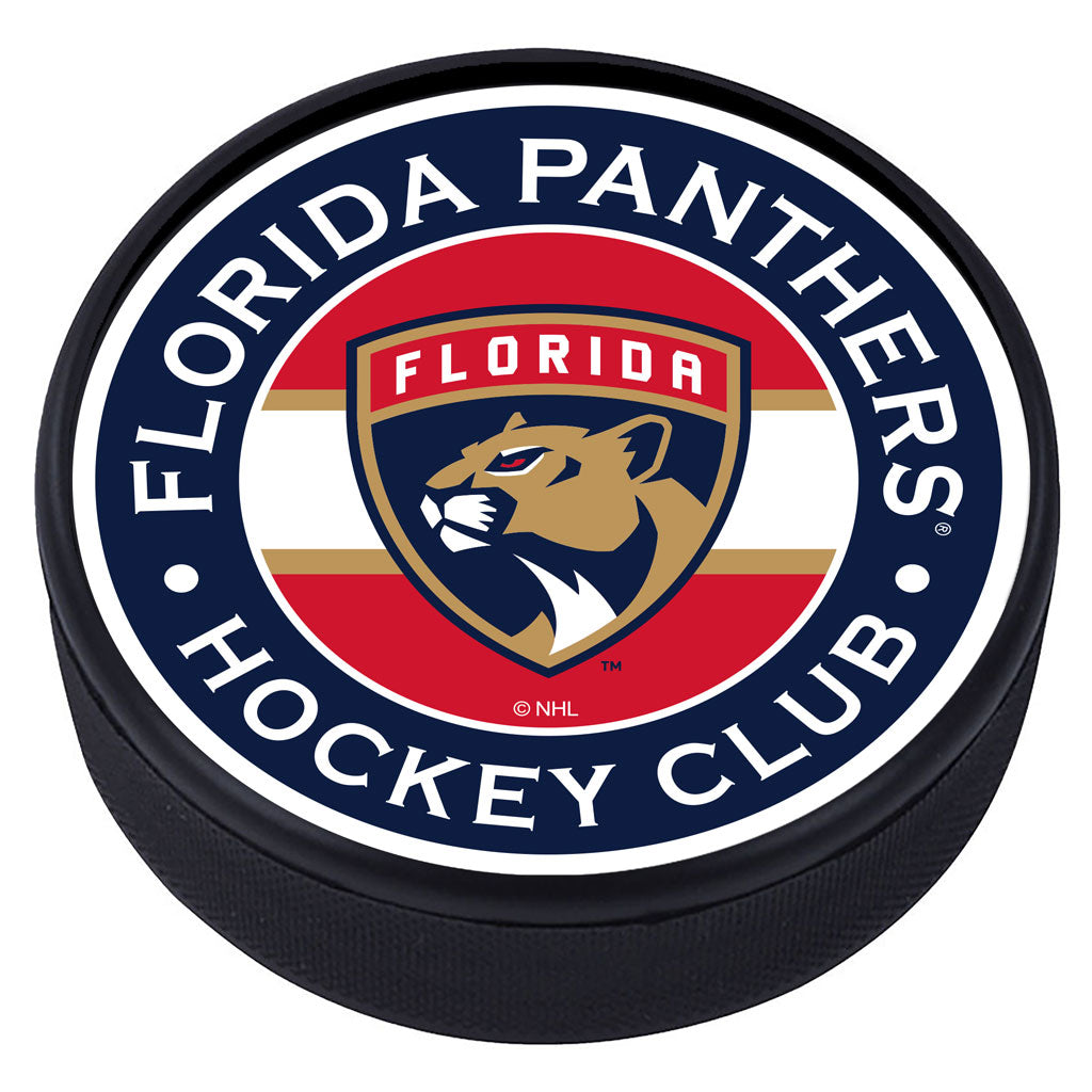 Florida Panthers Puck Stripe Design Hockey Hall of Fame