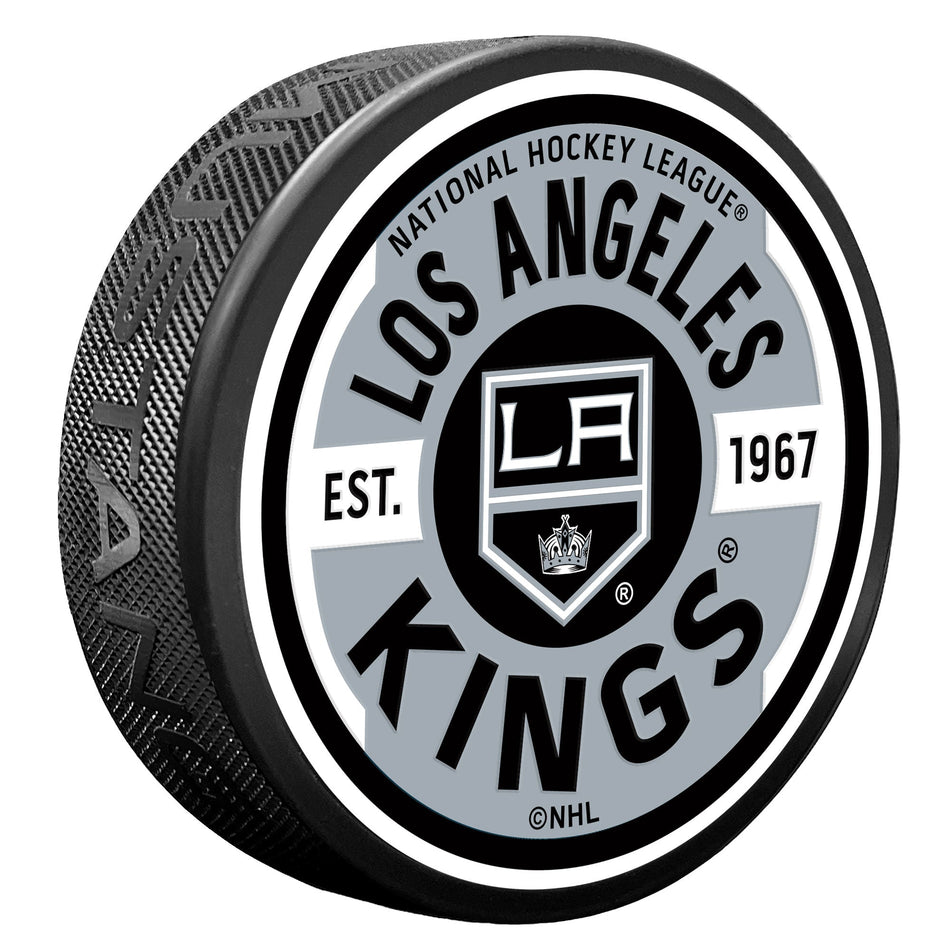 Los Angeles Kings Mascot Hockey Puck