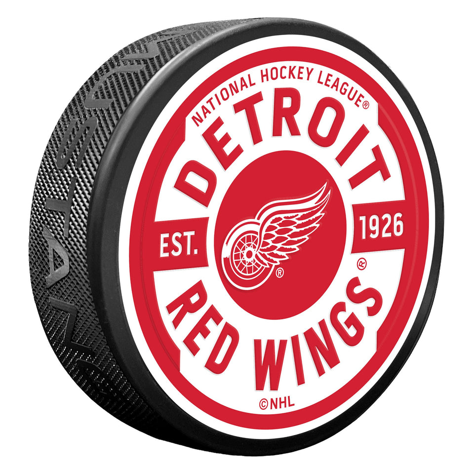Detroit Red Wings - Al The Octopus Mascot Textured Puck 