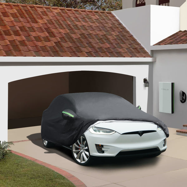  for Tesla Model Y Full Car Cover with Charge Port Opening,  Waterproof All Weather Heavy Duty Protection Snowproof Windproof Outdoor Car  Covers with Door Zipper and Storage Bag : Automotive