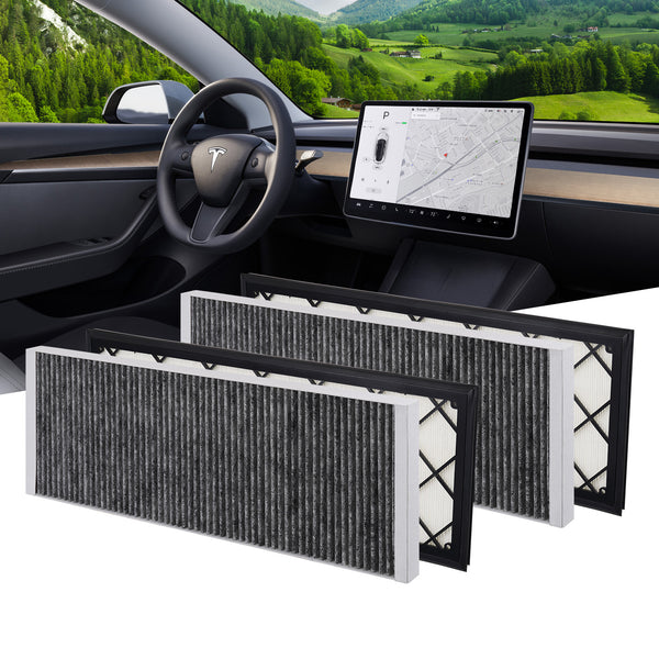 OIFILLIO Cabin Air Filter for Tesla Model 3 Model Y 2017-2023, Replace OEM  1107681-00-A, 1107681-00-C, CAF15035M OIFILLIO Cabin Filter with Activated