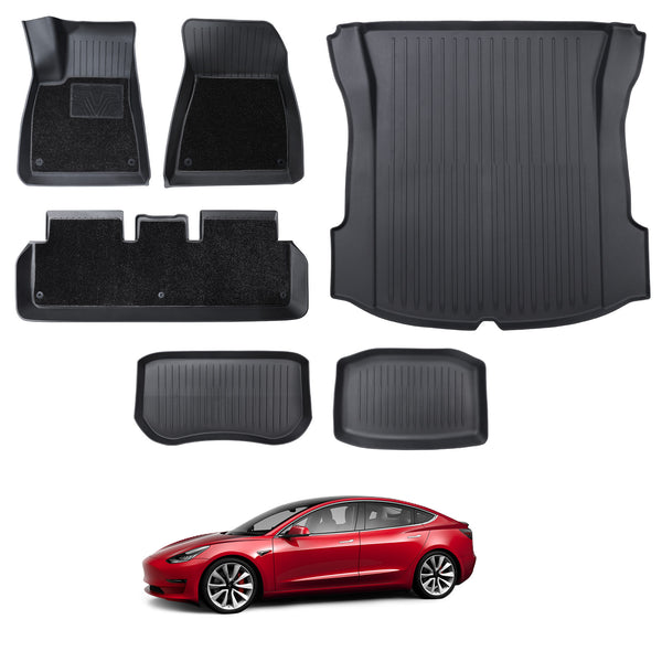 Tesla Model 3 Tapis de coffre avant Frunk Cargo Liner TPE (2017-2023)