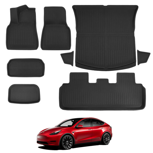 TAPTES Floor Mats Full Set Tesla Model Y 2021-2023 XPE 5 seater