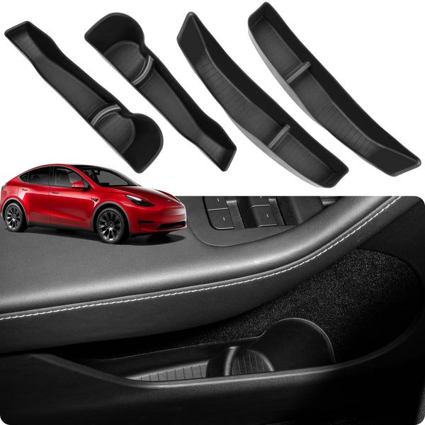 Tesla Model Y: Trunk Lower Compartment Mat (3D-TPR Rubber) - Plugear