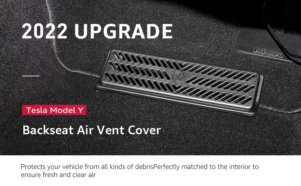 Rear Under Seat Air Vent Cover for Tesla Model Y - Buy Tesla and BYD  Electric Vehicle Accessories and Decorations Online