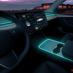 Für Tesla Model 3 Y 21-22 Umgebungslichter LED-Streifen Neon