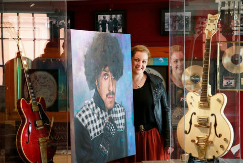 Claire Guinan Phil Lynott portrait Irish Times Nick Bradshaw