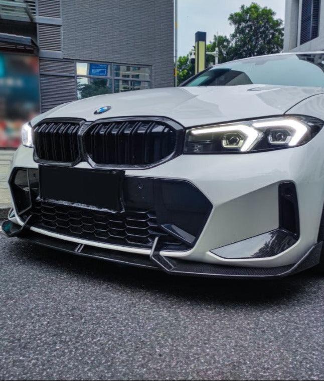 TAKD Carbon V2 Front Lip for BMW 3 Series 330i M340i G20 G21 LCI Pre-preg Carbon Fiber